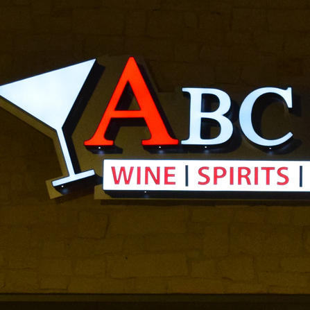 ABC Liquor Channel Letter Sign