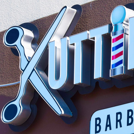 Kutting Edge Front Lit Channel Letter Sign